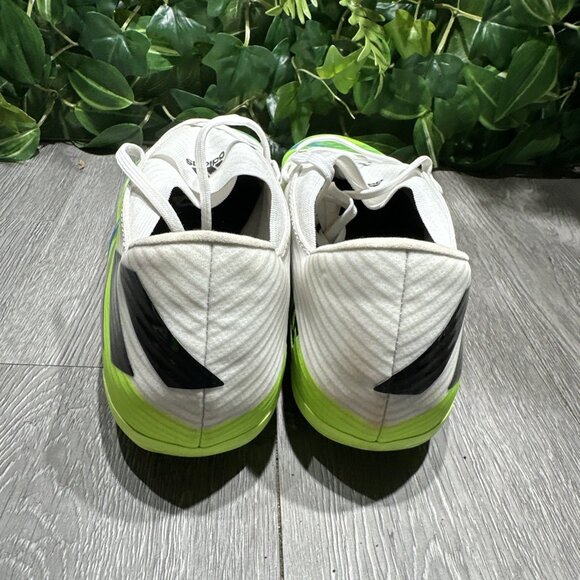 Adidas Nemeziz 19.2 FG (EG7220) White/ Black/Green Men\'s Soccer Cleats Size 12 main image 8